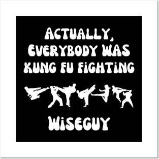 Actually Everybody Was Kung Fu Fighting Wiseguy Posters and Art